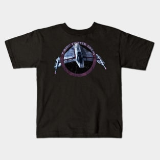 F - WING FIGHTER CORPS Kids T-Shirt